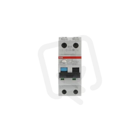 ABB DS201 M C10 A300 kombinace jistič/chránič 2P (1P+N) 10A 300mA C 10kA A