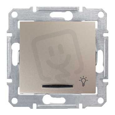 Sedna Ovládač tlačítkový orient.kontrolka 'světlo' 1/0So Titan SCHNEIDER