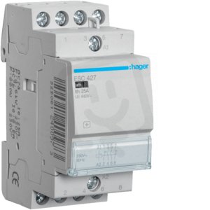 Stykač 25A, 2S+2R, 230V AC /ES450/ HAGER ESC427