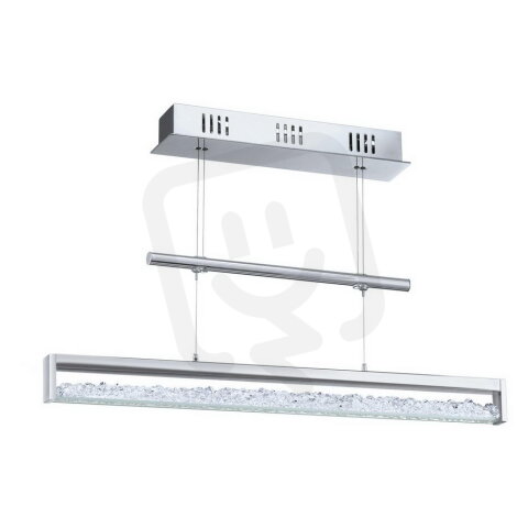 Závěsné svítidlo CARDITO 1 LED chrom/čiré křišťál 24W IP20 EGLO 93625