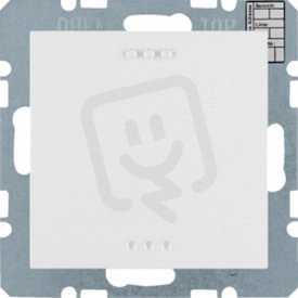 Snímač CO2 s regulací vlhkosti a teploty KNX S.1/B.x bílá mat 75441389