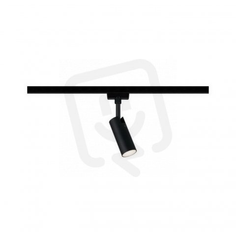 URail LED-spot Tubo 5W černá mat 3000K kov/umělá hmota PAULMANN 96917
