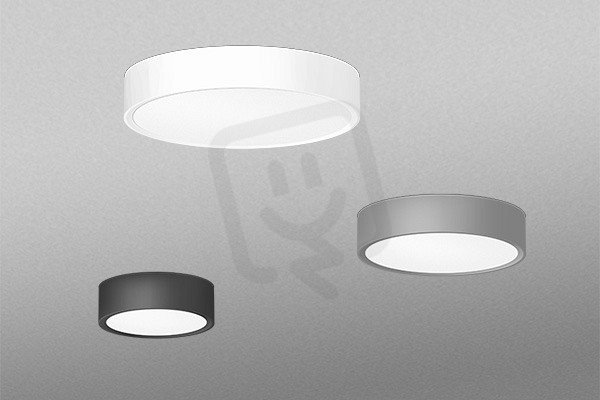 LYRA BLACK d210x50mm 17W/3000K + DALI Mivvy Lighting LYR21DAL17W3KB