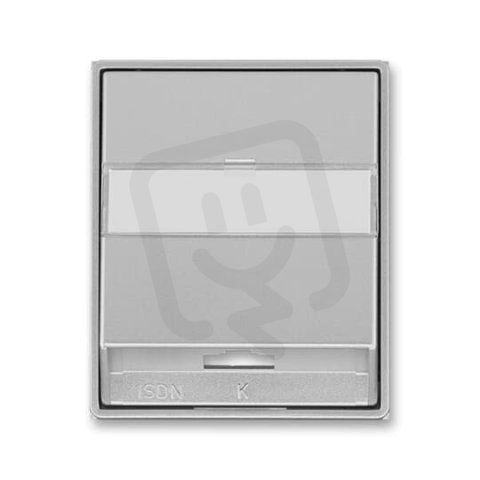 Kryt zásuvky ISDN koncové 5013E-A00251 08 titanová Time ABB