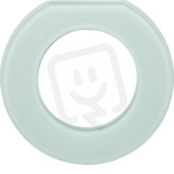 Rámeček skleněný, zakončovací díl, Serie Glas, sklo, bílá BERKER 109219