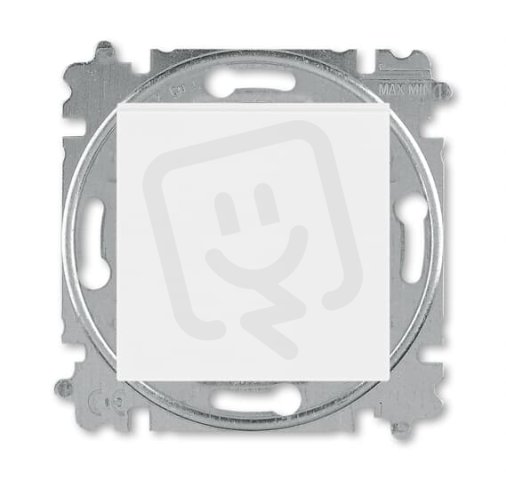 ABB Levit Ovladač zapínací ř. 1/0 svorka N s krytem s drápky bílá/bílá BLISTR