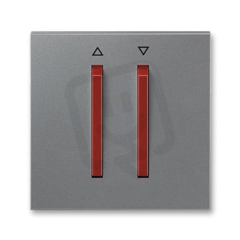 Kryt žaluziový 2 páčky s potiskem 3559M-A00662 71 ocelová/teracotta Neo ABB