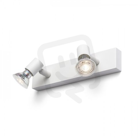 TRICA II nástěnná černá 230V GU10 2x25W RENDL R13374
