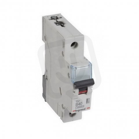 TX3 JISTIČ, 1 PÓLOVÝ, CHAR. B, 40A 10000A LEGRAND 404088