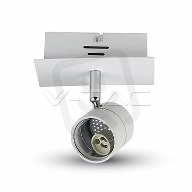 1 x GU10 Track Fitting White,  VT-788