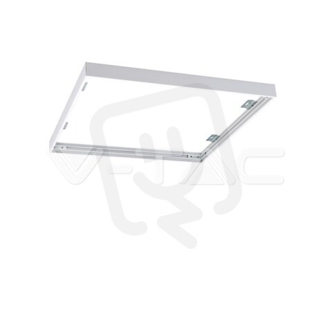 Hliníkový rámeček 600x600mm with screws fixed white bezšroubový vzhled SKU8156