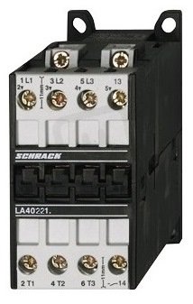 Výkonový stykač DC 11kW, 3Z/1Z, 24VDC SCHRACK LA402215--