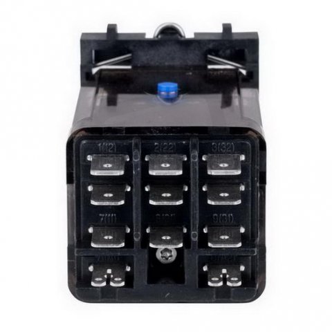 Výkonové relé 3 přep.kontakty 16A 24VDC,Faston 250,horiz. SCHRACK RM778024--
