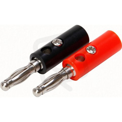 Banánkový konektor 2 x černý / 2 x červený KOPP 33366804