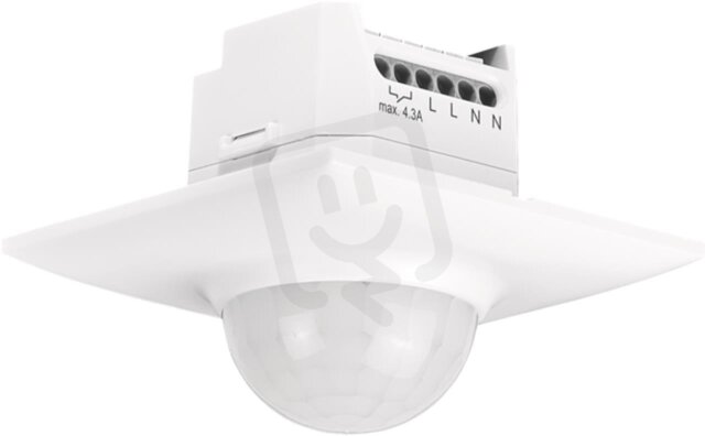 Detektor přítomnosti, master 230V AC, 360°, 1-kanálový a bezpotenciálový, 16m