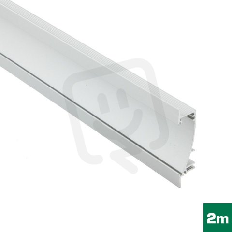 AL profil FKU40 H/UX pro LED, bez plexi, 2m, elox FK TECHNICS 4731620