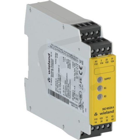 Bezpečnostní relé SNZ4052K-A AC/DC24V (B) WIELAND R1.188.0530.1