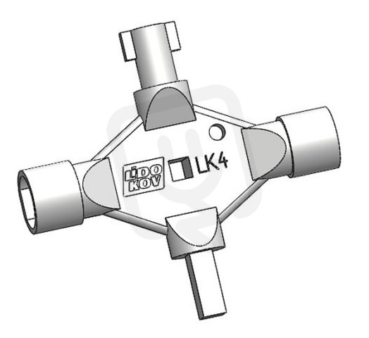 Lidokov 01.034.E Klíč víceúčelový LK 1.4-E