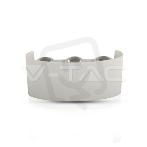6W LED Wall Light Sand White IP54 4000K,