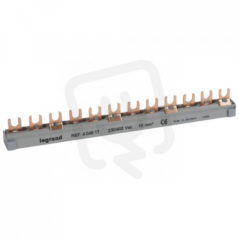 HŘEBEN VIDLICOVÝ 3P 12MODULOVÝ 10MM2 LEGRAND 404917