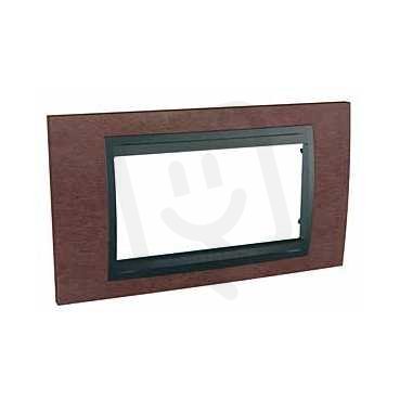 Unica Top Krycí rámeček čtyřmodulový, Tabaco/Grafit SCHNEIDER MGU66.104.2M4