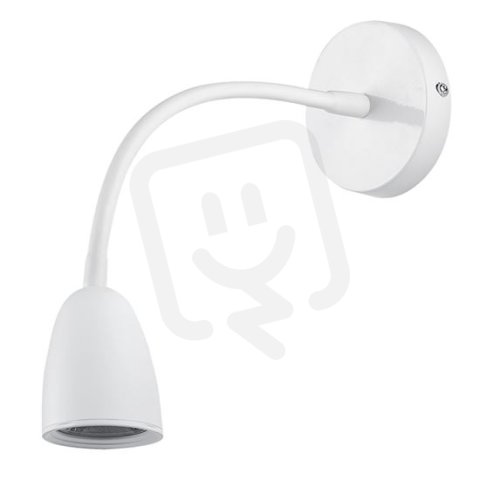 LED nástěnná lampička, stmívatelná, 4W, 280lm, 3000K, bílá SOLIGHT WO54-W