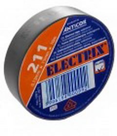 Izolační páska ANTICOR 211 PVC 19x10x0,13 šedá