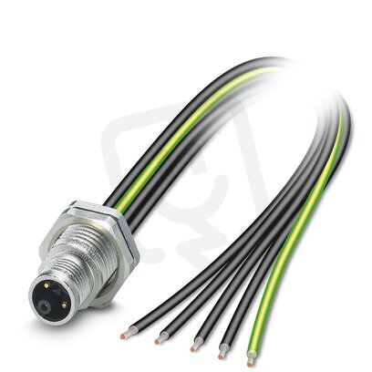SACC-DSI-M12MSK-4PE-M16XL/0,5X Přístrojový konektor zezadu stěny 1238380