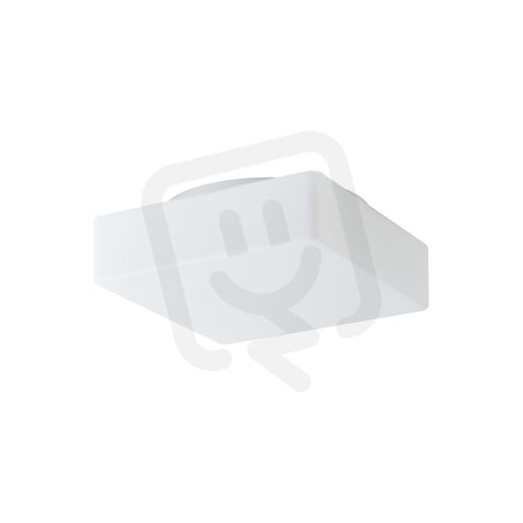 Přisazené svítidlo se skleněným stínidlem OSMONT LINA 3 13W IP43 E27 PIR bílá