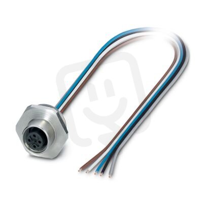 Přístrojový konektor zpředu stěny SACC-E-M12FS-4CON-M20/0,5 1408436