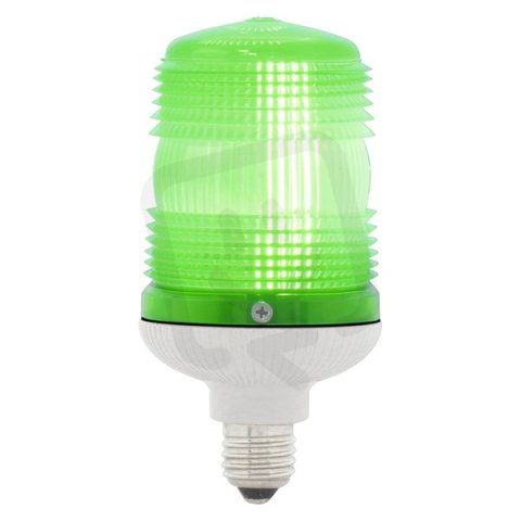 Maják zábleskový MINIFLASH X 240V, AC, IP54, E27, zelená, světle šedá 63830