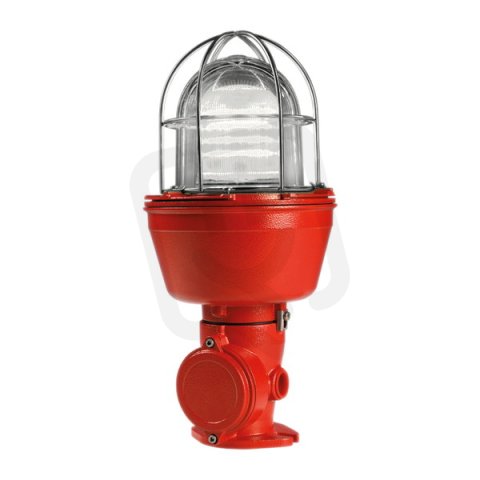 Maják LED EX 070 FLR S (ATEX EX-D) 120/240V, AC, IP66, čirá, červená 97226
