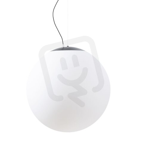 Závěsné LED svítidlo se skleněným stínidlem OSMONT ADRIA L5 HP 65W IP40 4K černá