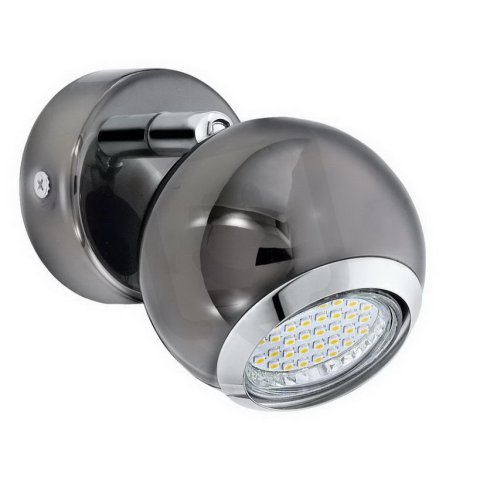 Bodové svítidlo BIMEDA 1xGU10-LED černý nikl/chrom 2,8W IP20 EGLO 31005