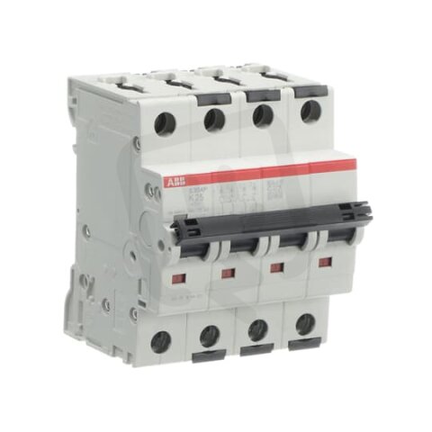 S304P-K25 4 fázový jistič 25 A char. K 25kA ABB 2CDS384001R0517