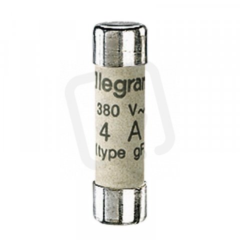 POJISTKA VÁLCOVÁ 8X32MM 4A LEGRAND 012304