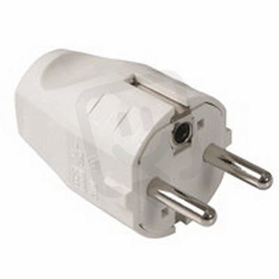 Bachman 910.200 Montážní vidlice 16A/250V, pro H05VV-F3G0,75/1/1,5mm2, bílá