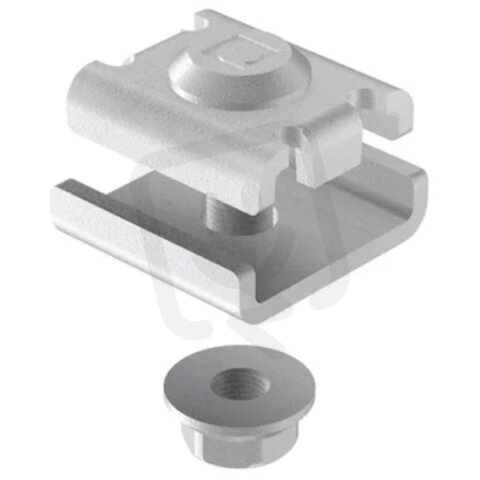 Univerzální spojka pro drátěný kabelový nosník, galvanicky pokoveno