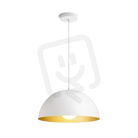 GLADYS 40 závěsná bílá/zlatá 230V E27 30W RENDL R14112