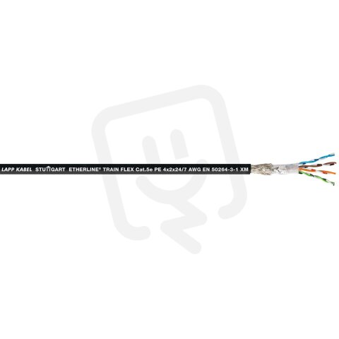 Ethernetový kabel ETHERLINE TRAIN Cat.5e 4x2x24/7 PE LAPP 2170907