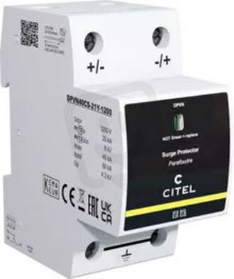 Přepěťová ochrana 2+3 pro fotovoltaiku DPVN40CS-21Y-1200 CITEL 65112102