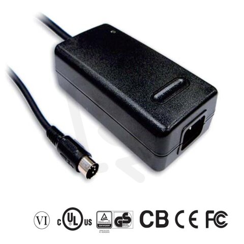 Síťový 3CH adaptér 50W 5V/12V/15V MEAN WELL GP50A14E-R1B