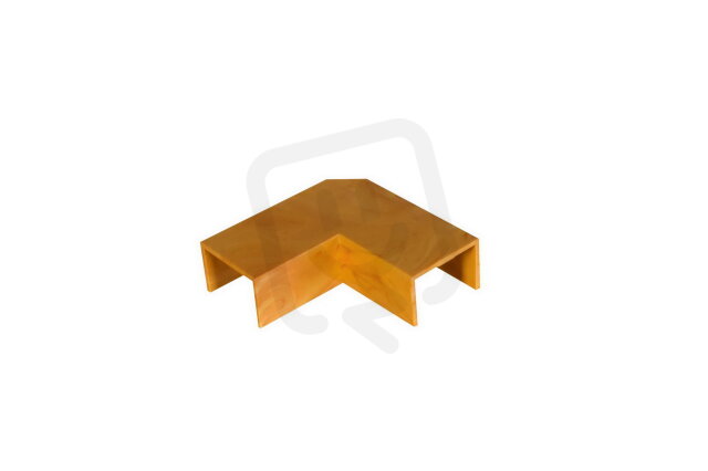 Úhel plochý 15x10mm, imitace dřeva světlá MALPRO 11510-8802