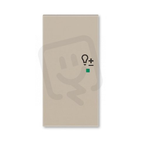 ABB Levit Kryt 2násobný levý symbol stmívání macchiato 6220H-A02104 18