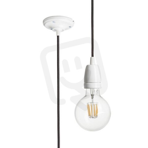 FABIO závěsná sada černá porcelán 230V E27 42W RENDL R10618