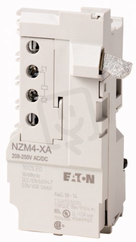 Eaton 266447 Vypínací spoušť NZM4, 24V ~/= NZM4-XA24AC/DC