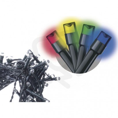Spojovací LED vánoční řetěz standart, 5m, multicolor