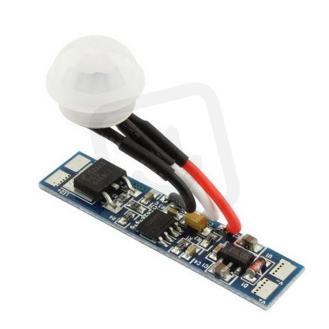 4738047 Spínač pro LED pásky 12/24V, 8A, PIR, pro vestavbu do profilu, 40 sec. FK-LED-SPN-ALU-PIR