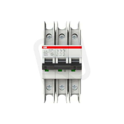 ABB SU203M-C4 jistič char. C 10kA 4A 3P  dle UL489 a CSA 22.2 No. 5