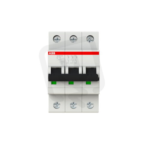 S203M-C13 3 fázový jistič 13 A char. C 10kA ABB 2CDS273001R0134